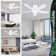41" Flush Mount Ceiling Fan With Light And Remote/app Control