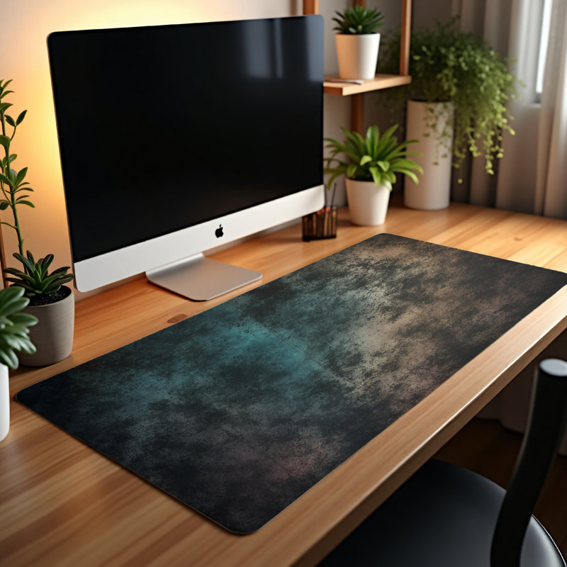Polyester Desk Pad, 14.4x12.1