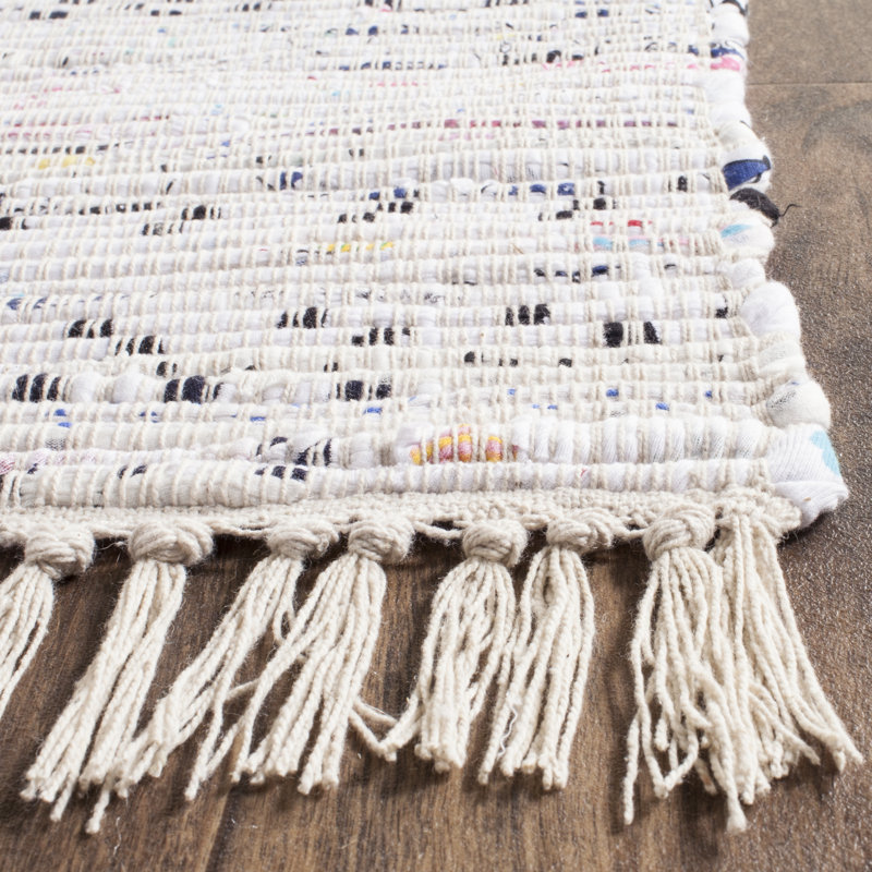 Landon Cotton Hand Woven Area Rug, Rectangle 243 x 304cm