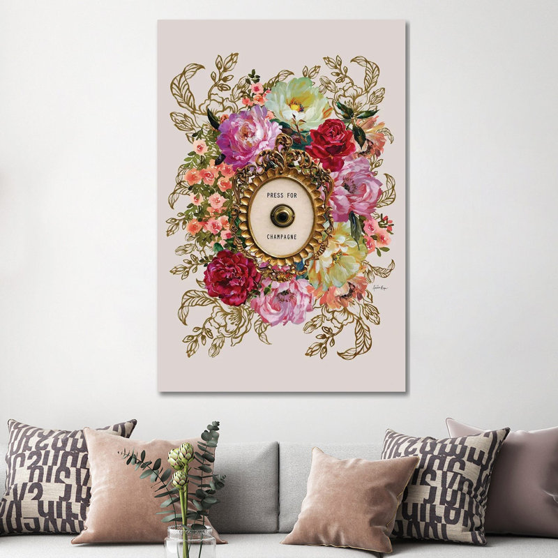 Press For Champagne by Ana Paula Hoppe - Gallery-Wrapped Canvas Giclée on Canvas, Does Not Apply, 45.72 cm H x 30.48 cm W
