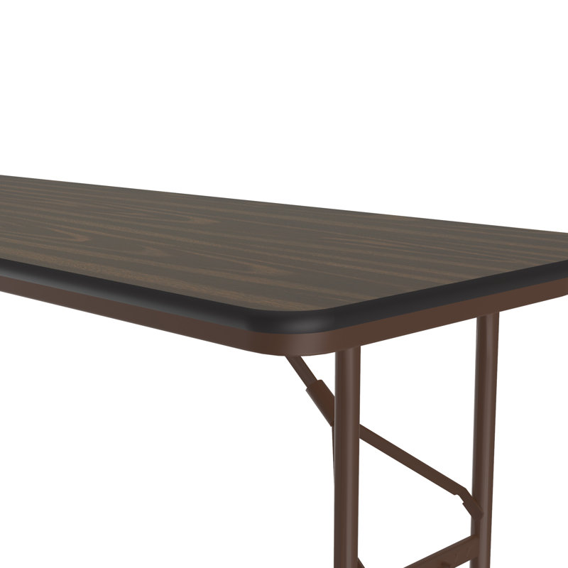 Table pliante réglable 48 po, Noyer, H 32 po x L 96 po x P 30 po