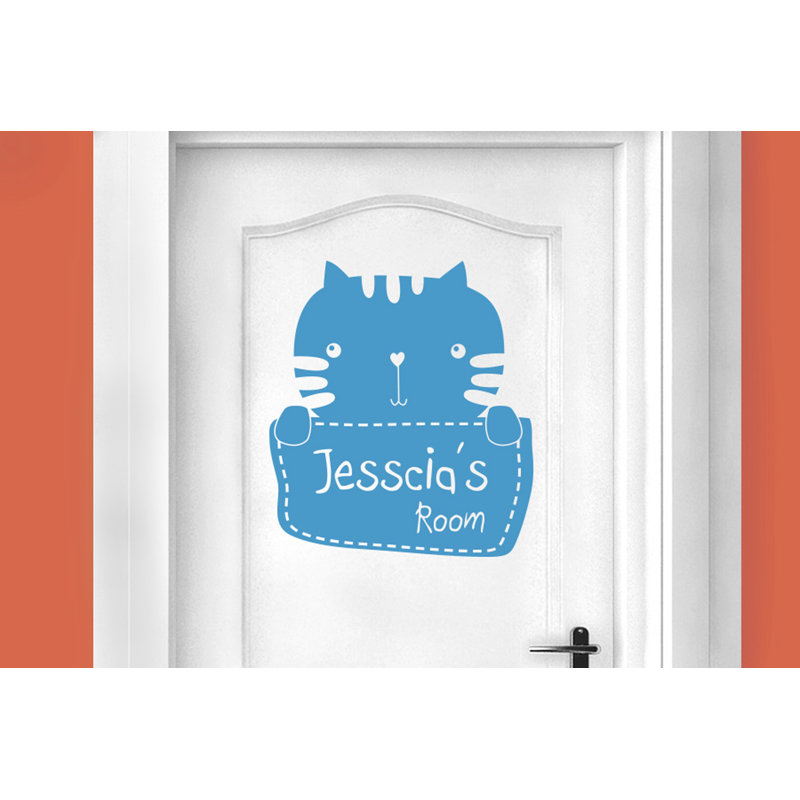 Animals Wall Decal, Blue