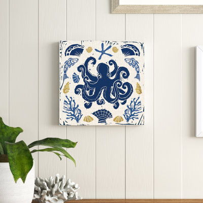 «Primitive Sea IV» par Daphne Brissonnet, reproduction d'art sur toile tendue