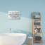 «What Side Funny Bathroom Word Design», reproduction d'art textuel sur toile-297446812-297446813