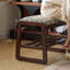 Banc de rangement rembourré pour chaussures