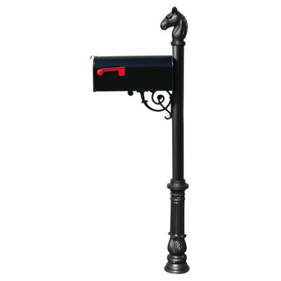 Lewiston Mailbox Aluminum Post Mounted Mailbox