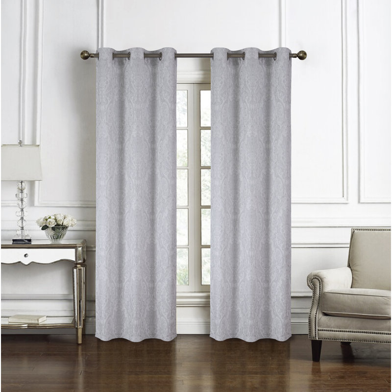 Rideau obscurcissant en polyester Skilee, Taupe
