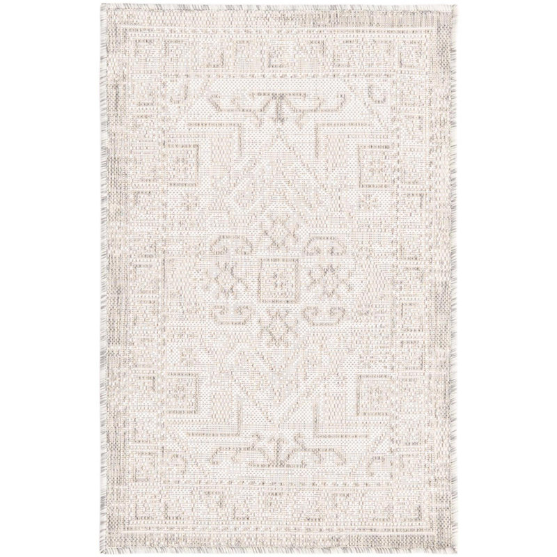 Outdoor Chand Area Rug Beige Color, Rectangle 2'2" x 3'