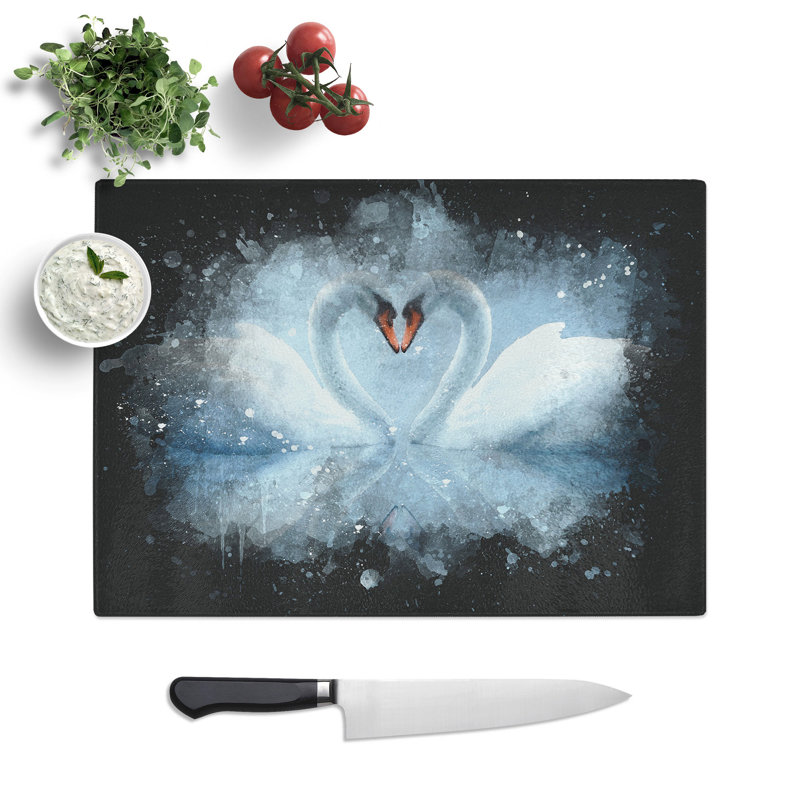 Swan Vol.3 Chopping Board, 28.5cm W x 39cm L