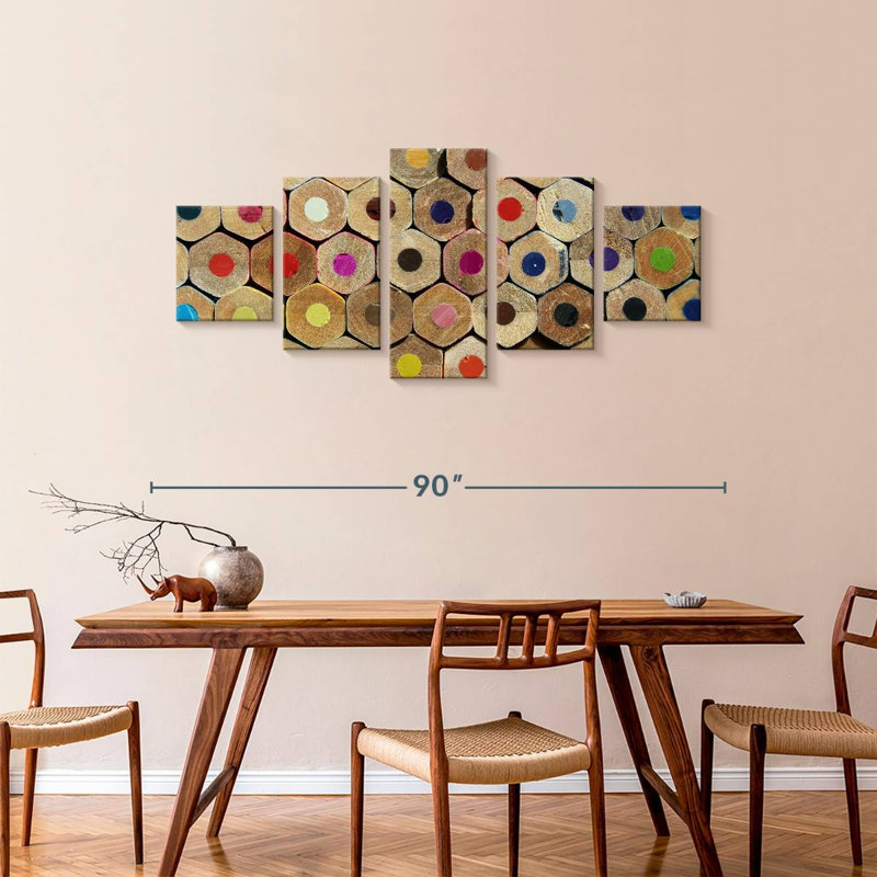 Drawing Pencils, 36" H x 80" W
