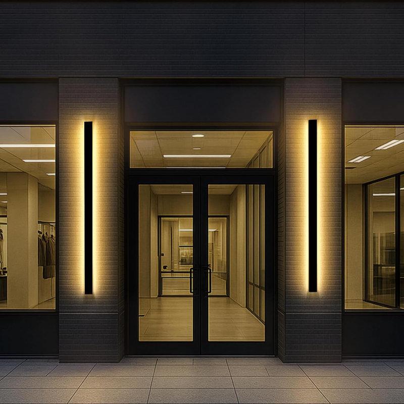 Modern Outdoor Wall Lamp, Modern Outdoor Wall Lamp, 92.3"