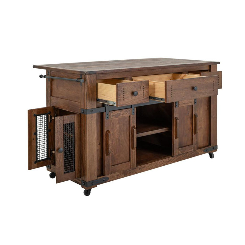 Solid Wood Kitchen Island