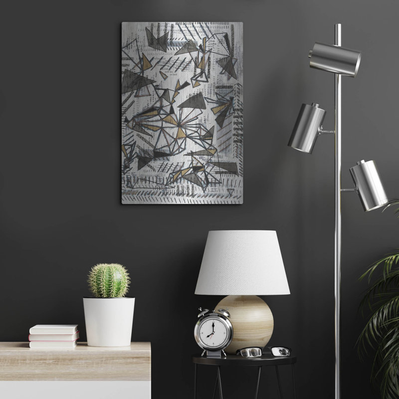  «Fractures of Light» par Lori Arbel, art mural en métal, 16 po x 24 po, H 24 po x l 16 po