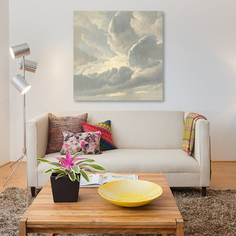 «Sophia Man Cloud Study III», reproduction d'impression sur toile, H 18 po x l 18 po x P 1,5 po, Toile tendue