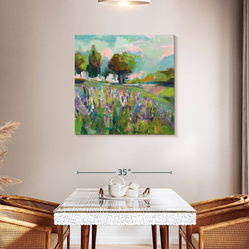 Champ de fleurs d'Alvord, H 36 po x l 36 po