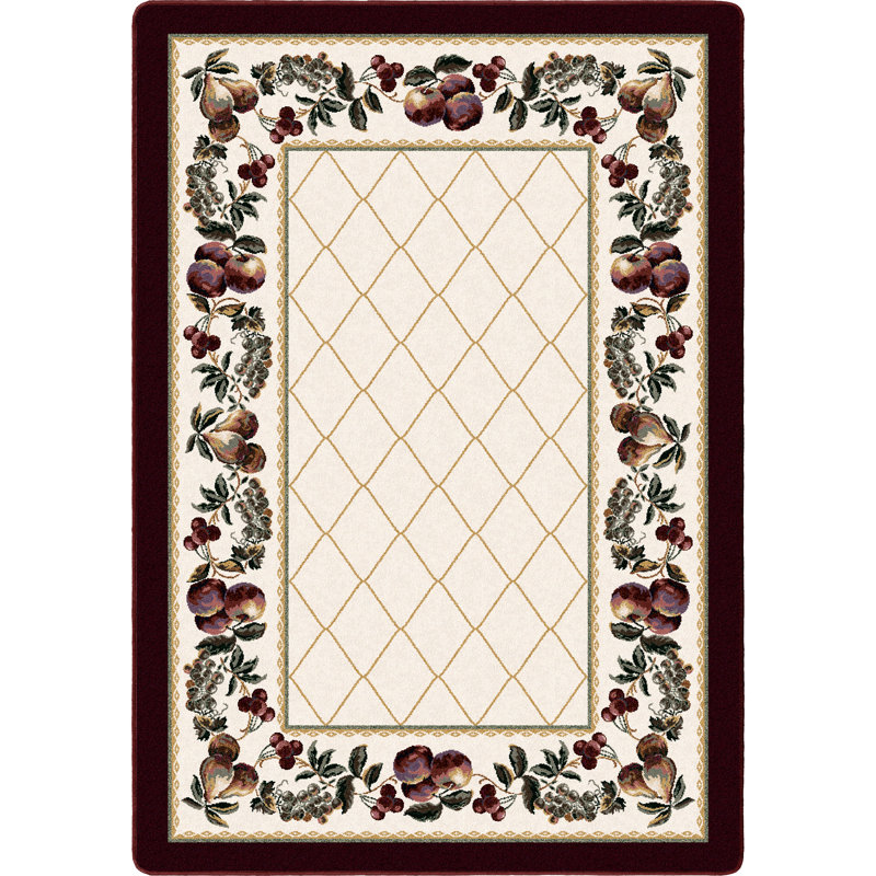 Tapis Alminus Fruit Medley, Rectangle 3 pi 10 po x 5 pi 4 po