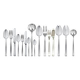 Sole 126 - Piece Stainless Steel Flatware Set - Service for 12
