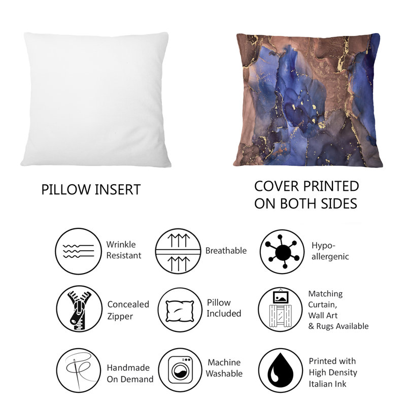 Coussin 12 "x 20" Blue Luxury