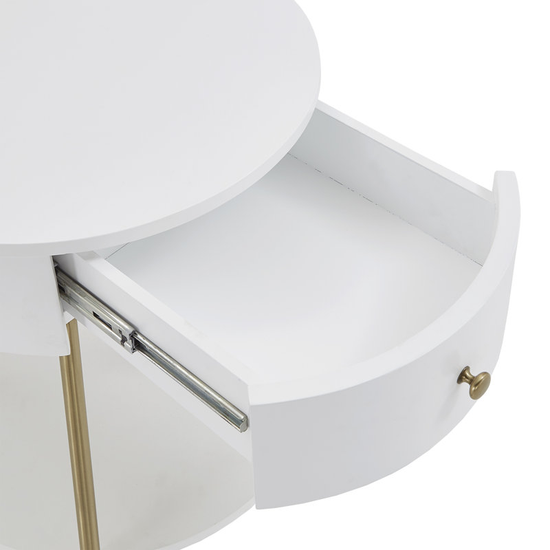 Burkholder End Table with Storage