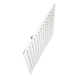 Signature Hardware 12" Modern Square Rainfall Shower Head with Rounded Corners  2.5 gpm