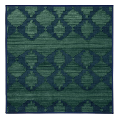 Machine Washable Trellis Gray Area Rug