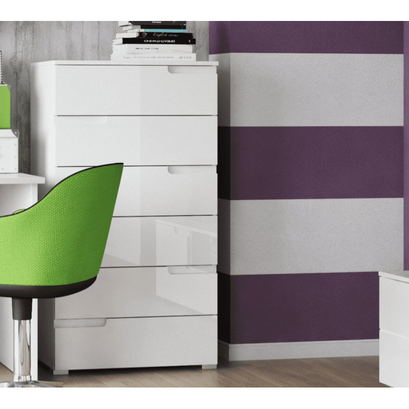 65.1 cm W Chest of 6 Drawers