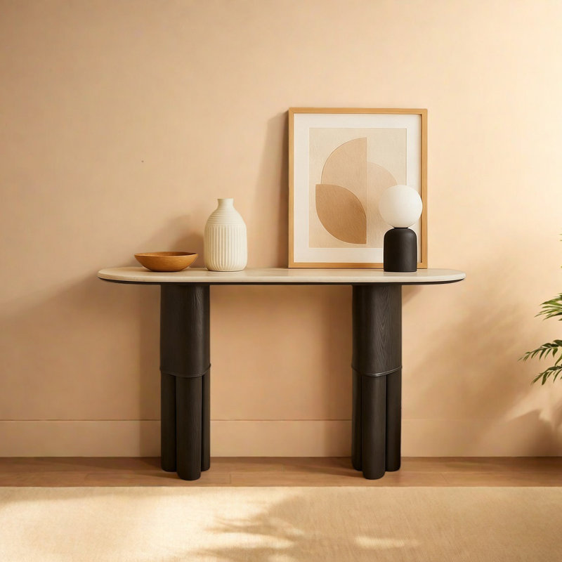 Console Retro Minimalist Art, H 31,5 po x l 62,99 po x P 15,75 po
