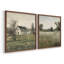 «Vintage Landscape IX», impression giclée sur cadre - ensemble de 2-943755614-943755615