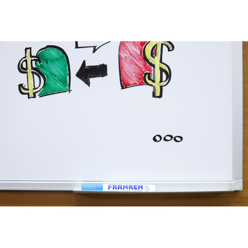 X-tra!Line® Wall Mounted Whiteboard, 120cm H x 180cm W x 3cm D