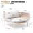 65" Wide Outdoor Loveseat With Cushions-2080810394