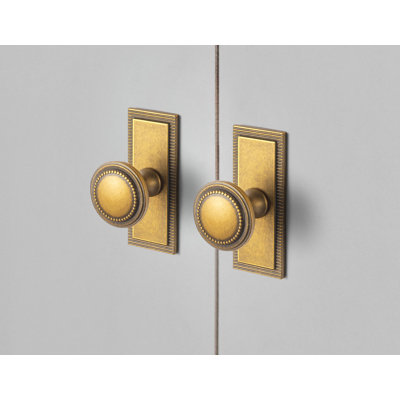 1 1/3" Mushroom Knob With Backplate(G022)