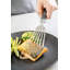 KitchenCraft Professional Stainless Steel Kitchen Utensils, 4pc Set Including Fish Slice, Slotted Turner, Food Turner and Cooking Spoon with Soft Grip Handles