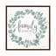 Family Forever Eucalyptus Wreath by Kate Sherrill - Print on Canvas-2079337351-2079337368