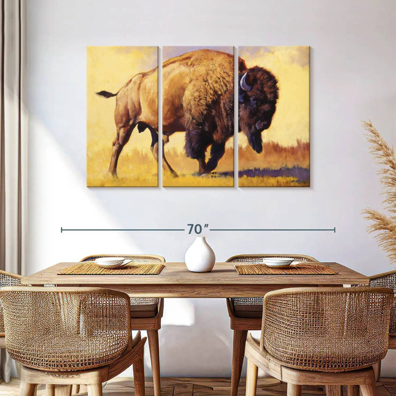 Brampt Tatanka, 36" H x 57" W