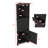 Triangular Corner Cabinet With Triple Drawers And Customizable Shelves-565974136