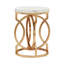 Ensemble de 2 tables d'appoint rondes modernes avec plateau épais