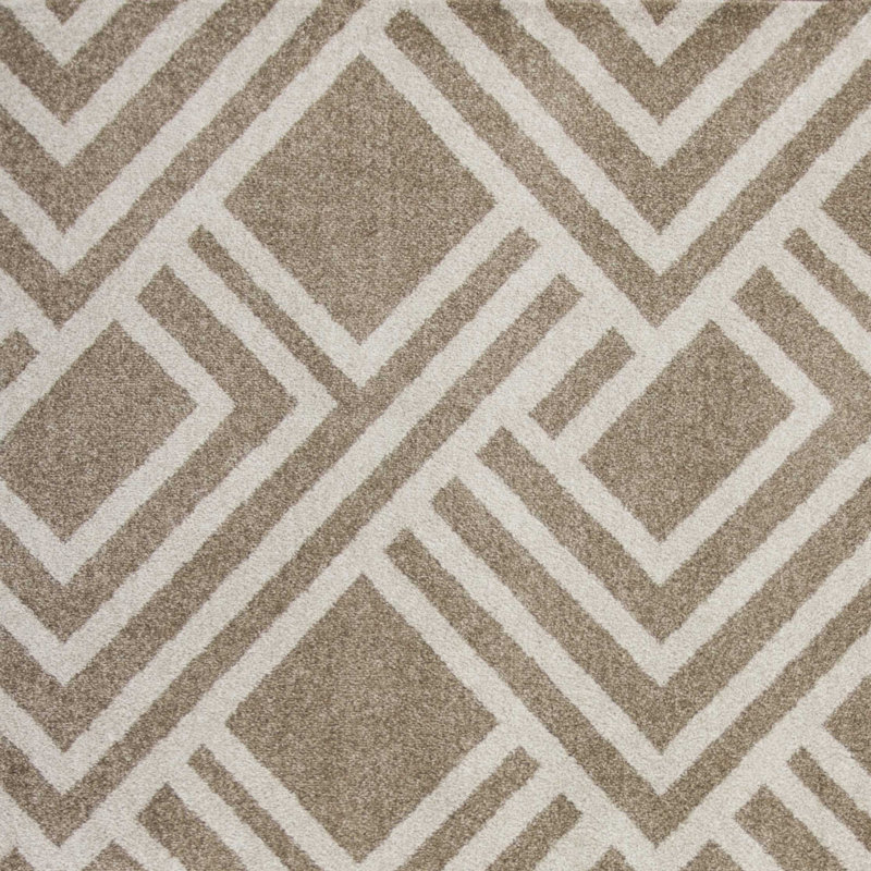 Tapis intérieur / extérieur beige Church Street, Rectangle 5 pi 3 po x 7 pi 7 po