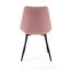 Beallsville 46cm H Tufted Velvet Upholstered Upholstered Back Side Chair in Pink
