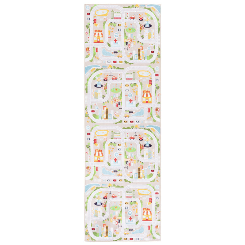 Tapis pour enfant Santa Monica, Tapis de couloir 2 pi 6 po x 8 pi