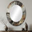Morning Effervescence II - Abstract Round Mirror Wall Decor-121499473-121499477