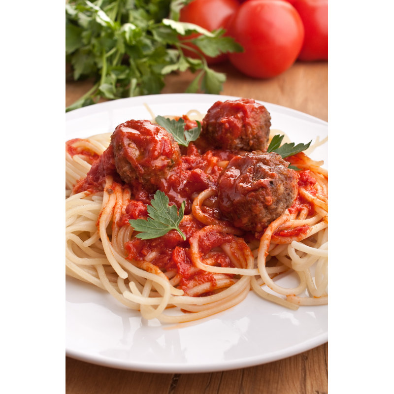 Spaghetti - Wrapped Canvas Print, 46cm H x 30cm W x 3.8cm D
