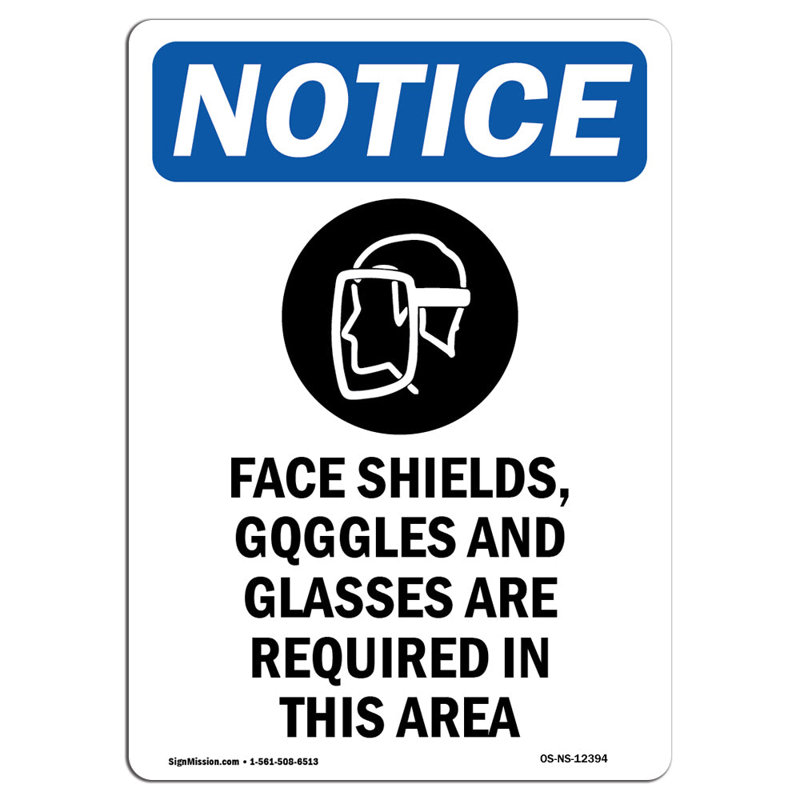 Signe de lunettes faciales