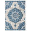 Tapis ivoire / bleu marine Arvillia-169106523