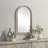 Azalea Park Metal and Wood Wall Mirror Brown