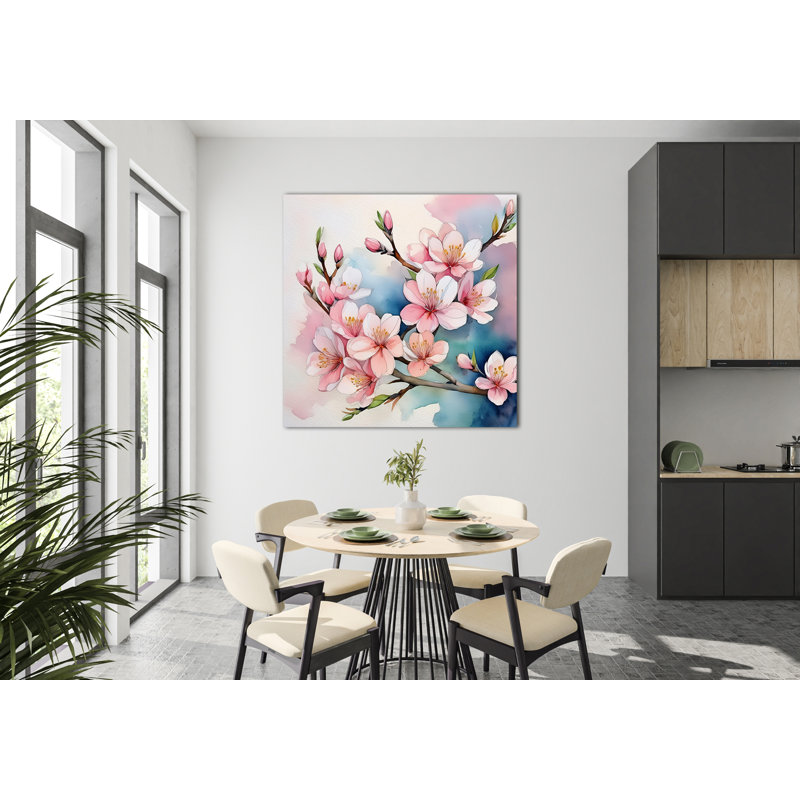 Almond Blossoms, 42" H x 42" W