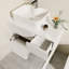 Meuble-lavabo flottant mural blanc 31,5 po Yovani-999172241