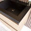 Meuble-lavabo mural simple 23,5 po avec plateau en résine Luhe-676802786