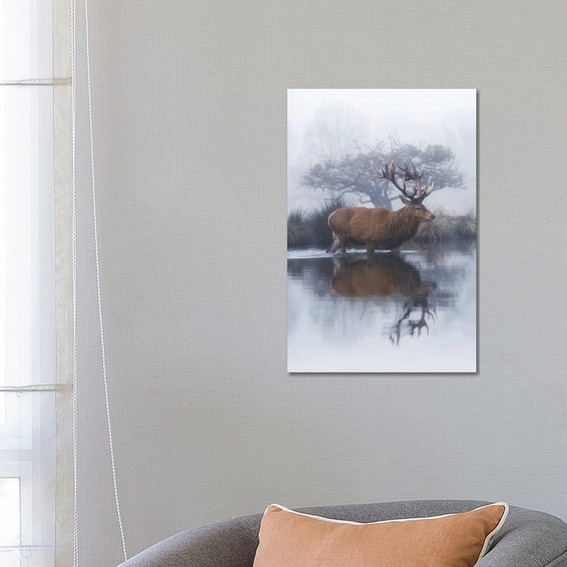 Mist And Hawthorn by Max Ellis - Wrapped Canvas Painting, 66.04 cm H x 45.72 cm W x 3.175 cm D