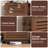 Narrow Shoe Cabinet With Bench & 3 Flip Louvered Doors For Entryway-751163062