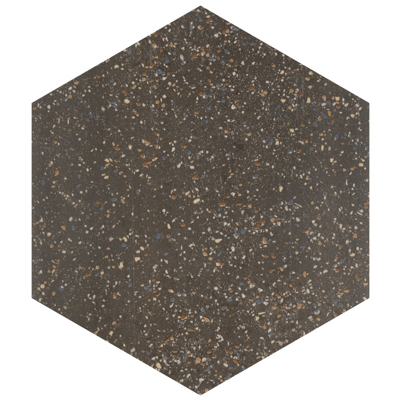 Carreau de sol et de mur en porcelaine aspect pierre 14 po x 16 po Palazzo Hex, Colori